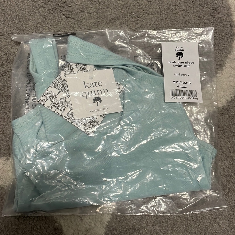 Kate quinn tank one piece swim suit surf spray 6-12 months NWT